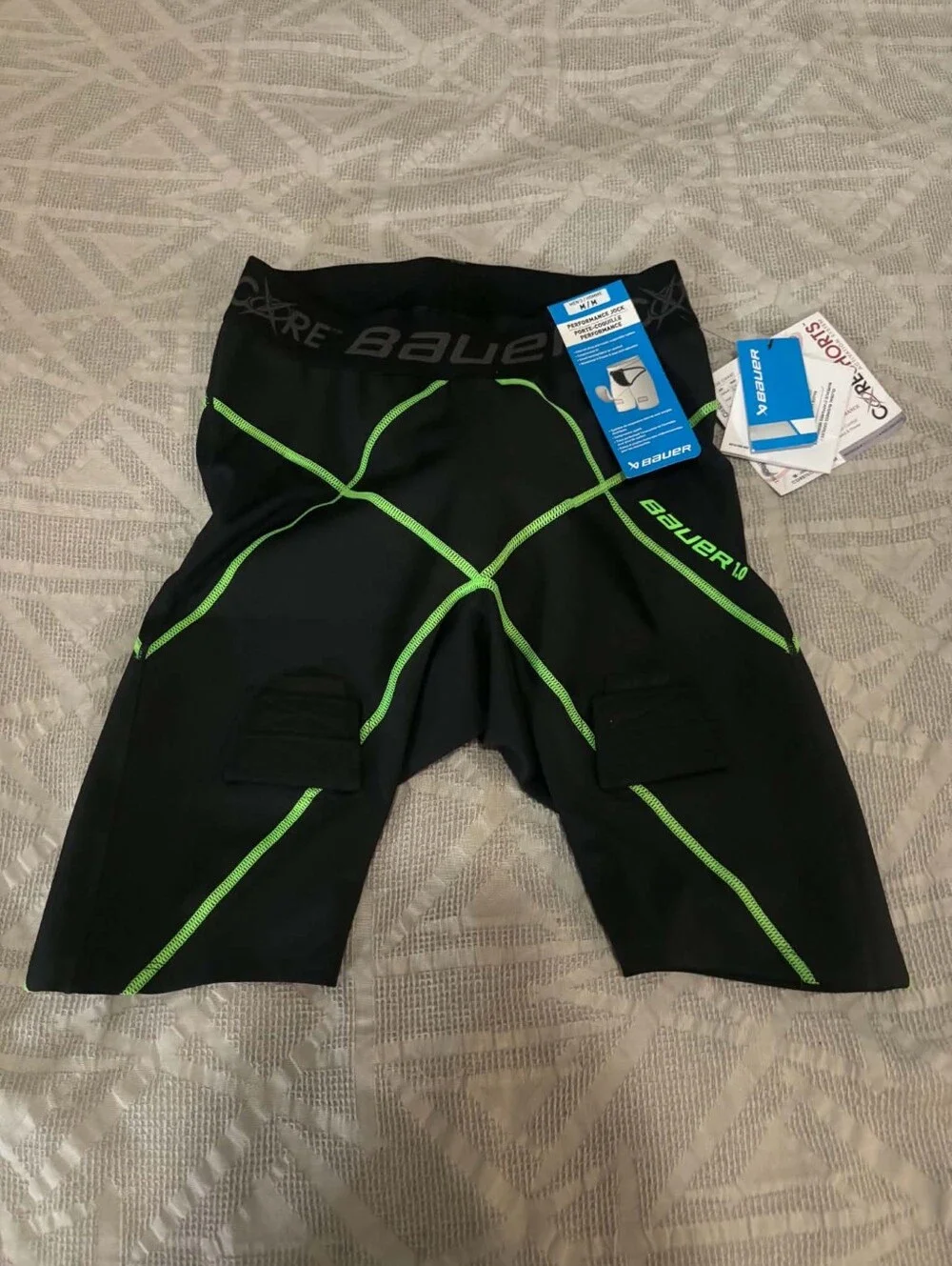 Bauer Pro Core 1.0 Compression FitJock Short, Size Men’s Medium New
